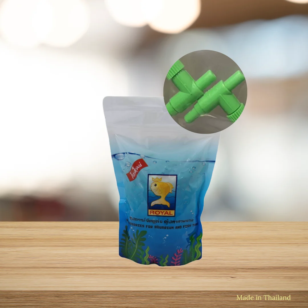 ROYAL 4 mm Plastic Air Flow Valve/Control Valve Connector for Fish Tank/ Diffuser Applications Aquarium Accessories