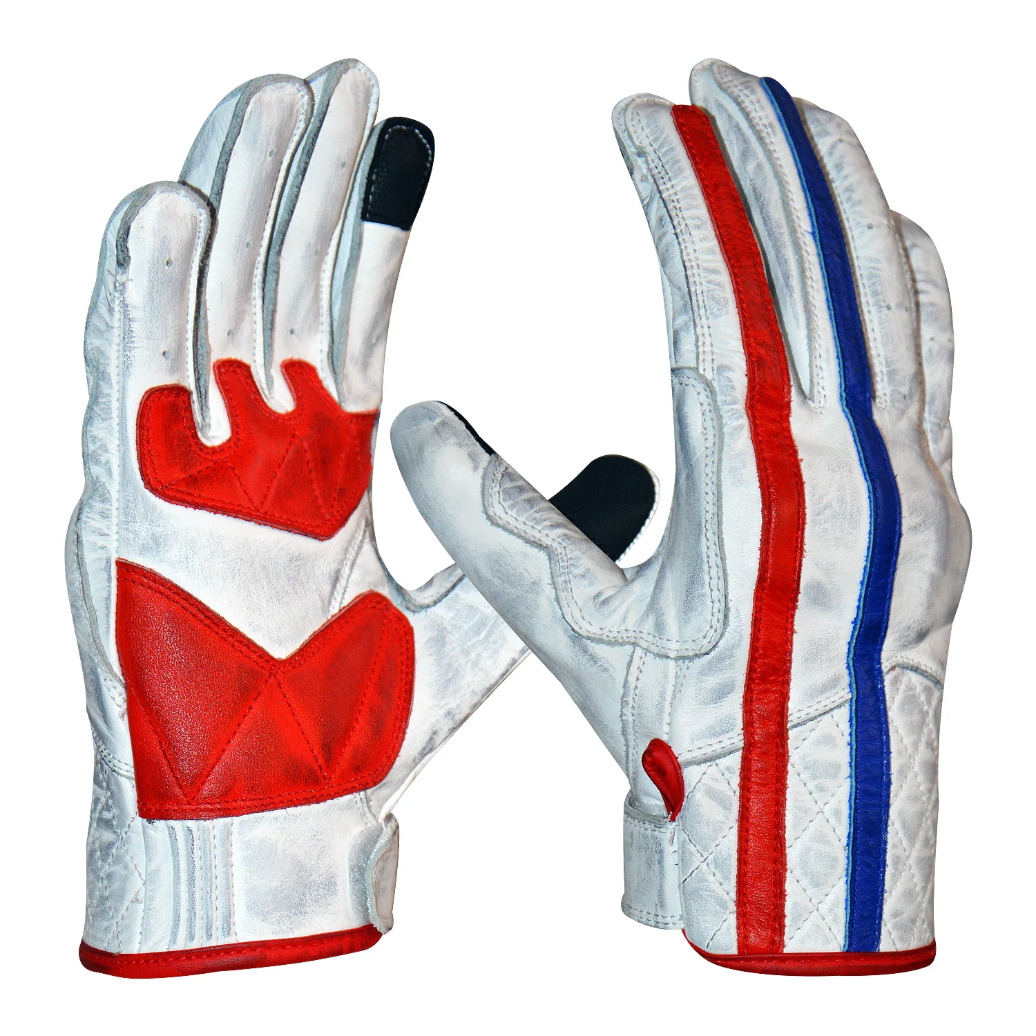 Breathable 3d Sport Full Finger Knuckle Protection Touchscreen Motorbike Glove for Man Motorcycle Racing Gloves Custom Summer