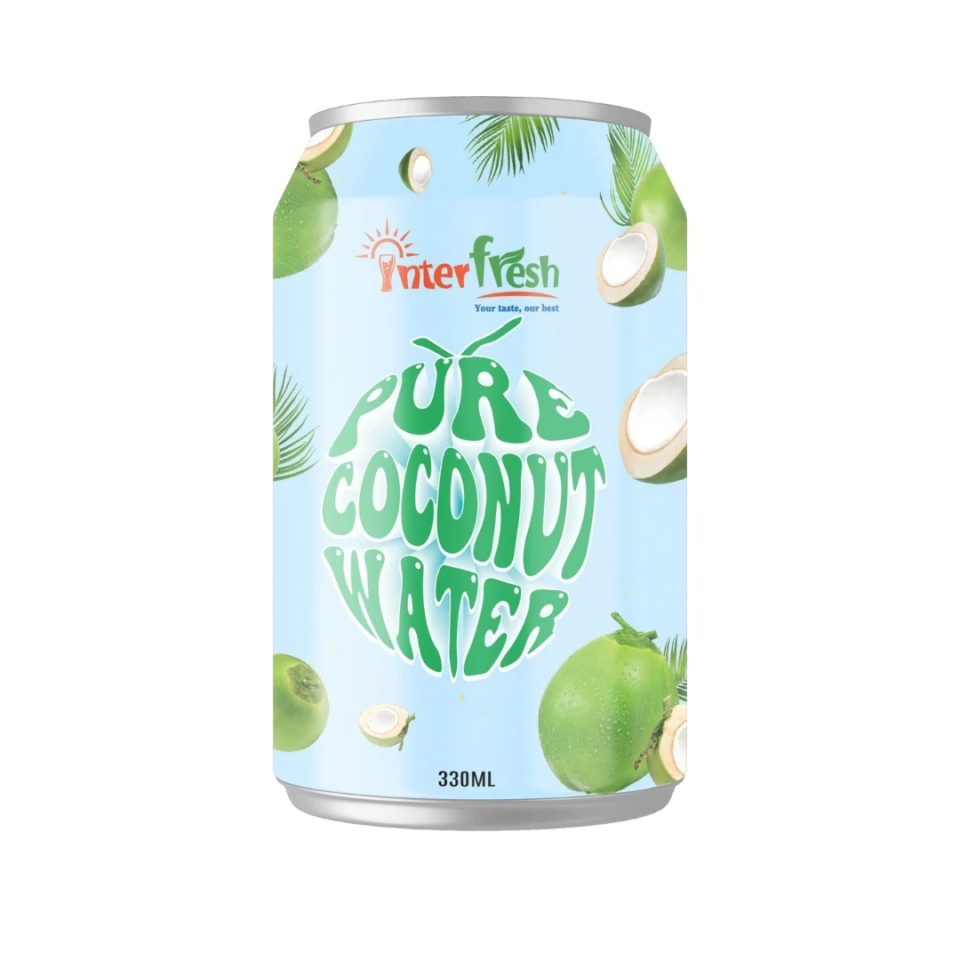 Canned Coconut Water Juice Soft Drink Premium Fresh Coconut 100% Natural Premium Grade of Fresh Coconut
