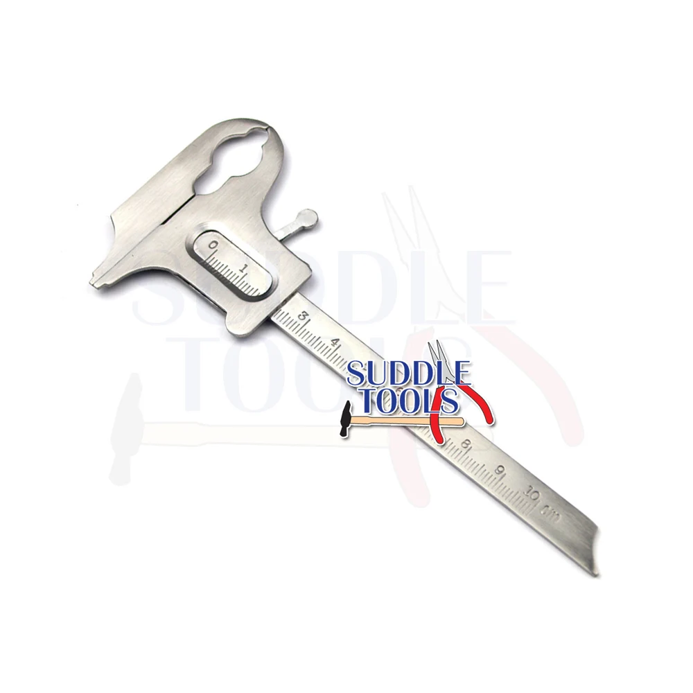 BOLEY Style Stainless Steel Orthodontic Rubber Dam Instruments Lock Sliding Dental Gauge Caliper Jewelry Tools Equipment