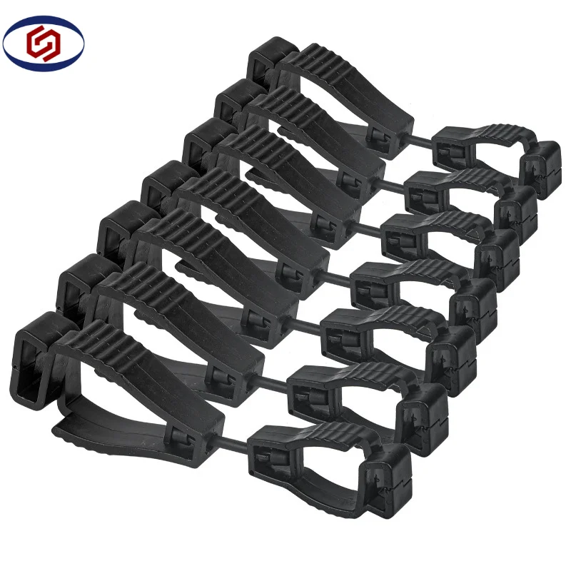 Anti-Loss Clip for Plastic Safety Work Gloves Holder Clips for Secure Glove Attachment