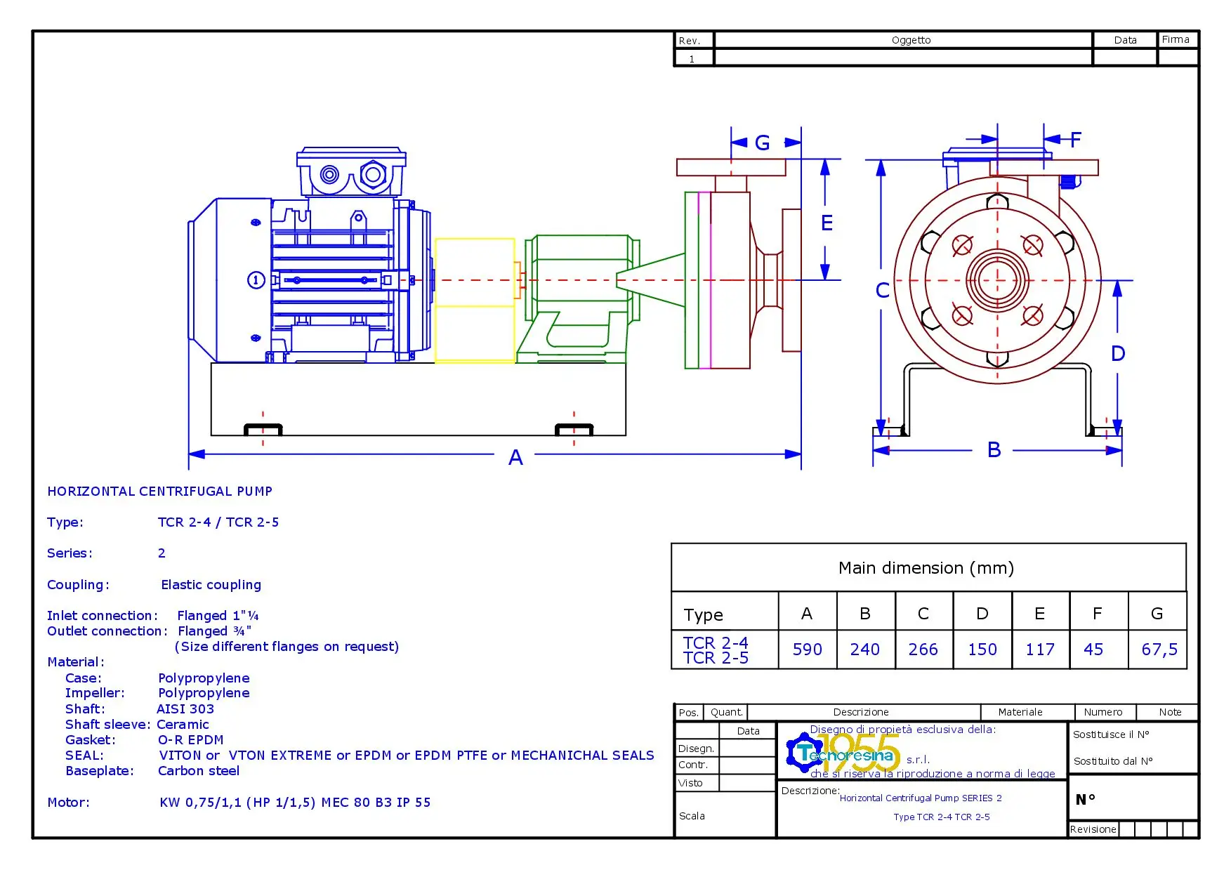 Premium Chemical Processing Centrifugal Pump - Superior Corrosion Resistance and Energy Efficiency