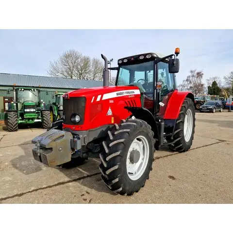 used tractor massey ferguson MF1204 farm wheel tractors 120hp 4x4wd agricultural equipment machinery TD5