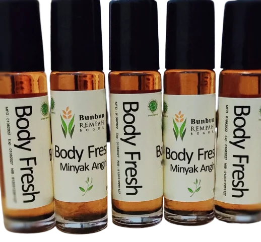 High Quality Premium Health Care Supplies Products Body Fresh Medicated Oil Bottle With Extract Ginger Lemongrass And Olive Oil