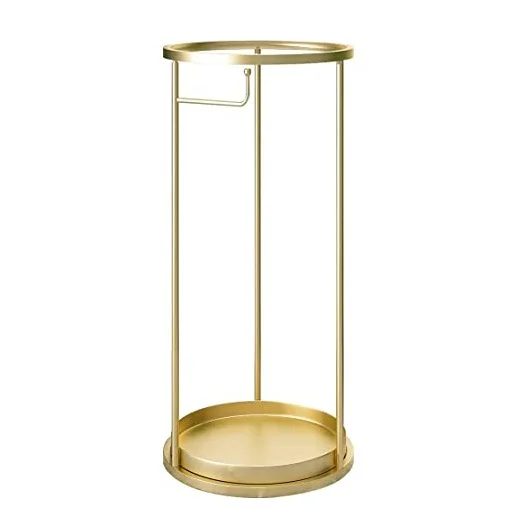 Handmade wrought iron umbrella stand black color customized shape and size umbrella stand Hotel Indoor & Outdoor