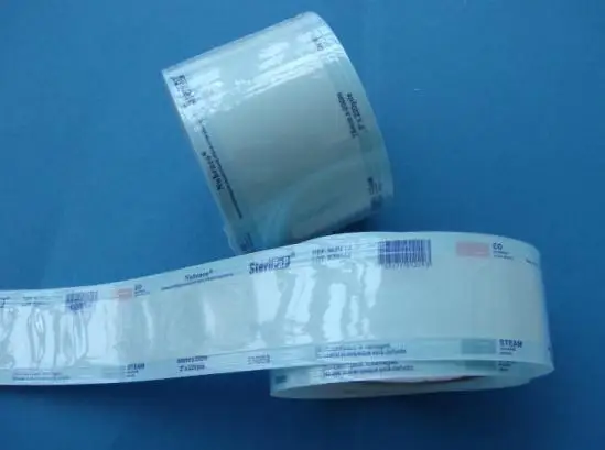 Sterile autoclave plastic paper reel bag dental sterilization pouch reel roll