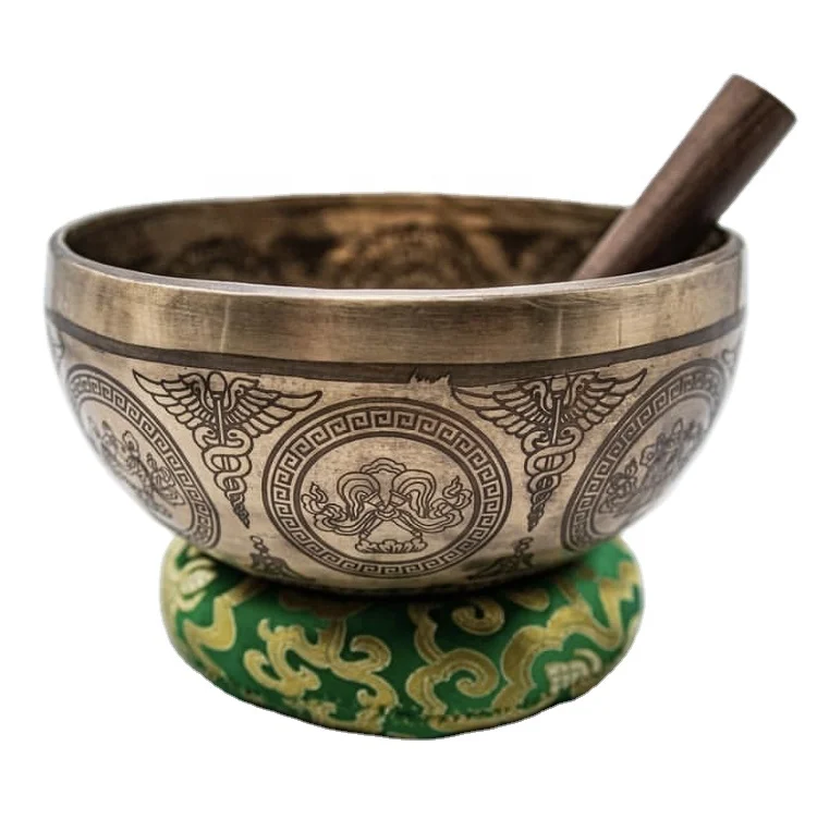 Tibetan Bowls Bronze Singing Bowls Brass Bowl Set of 2
