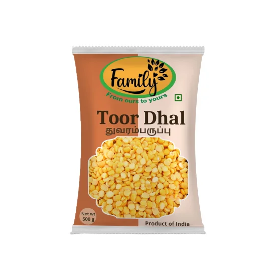 Hot Sell 100% Organic Dried Toor Dhal 500 Grams Packed with Bopp Bag Pack Toor Dhal For Sale Wholesale Prices (11000003350164)