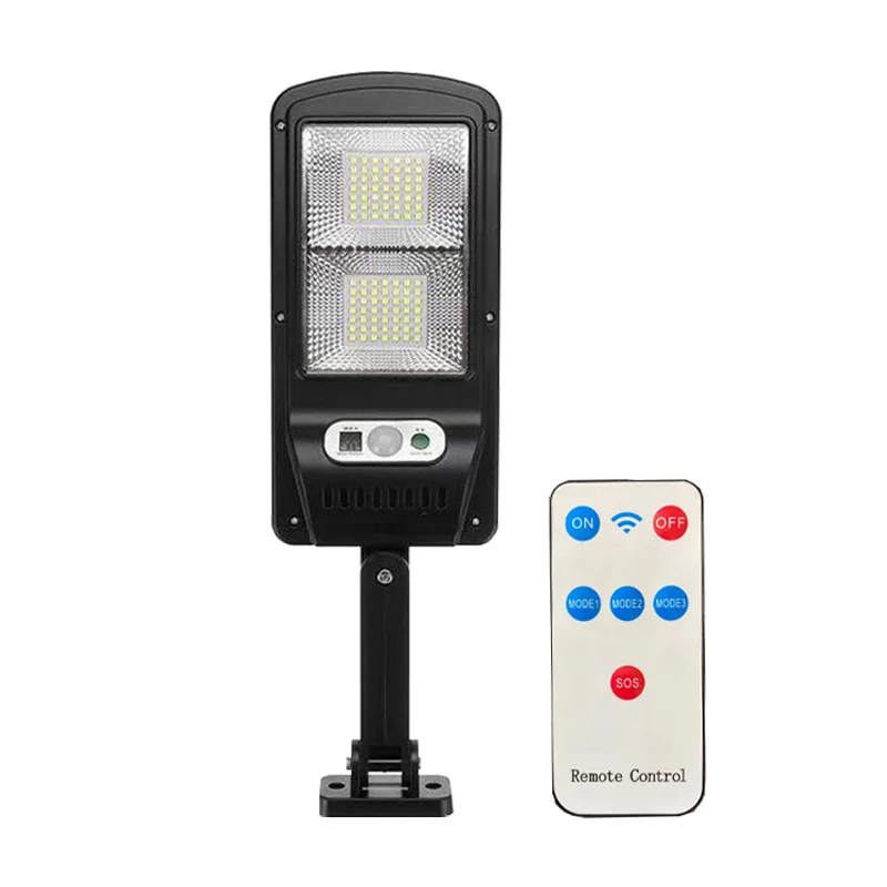 Outdoor waterproof Remote 3 Model Motion sensor COB led solar Street Light for park,wayside,Patio,courtyard,garden,pathway