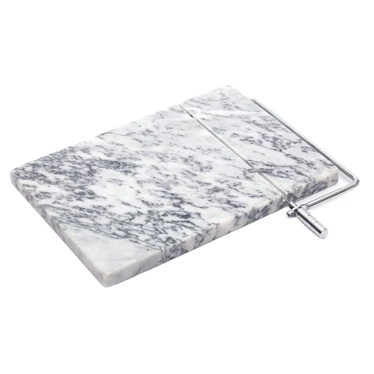 Wholesale Custom Eco Friendly Marble Cheese  Cutting Chopping  Board with Slicer (11000005553087)