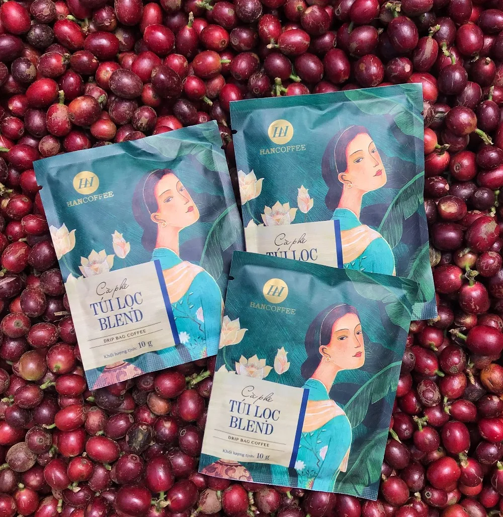 Элегантный фильтр-мешок для капельного кофе смесь арабики и робусты от производителя HANCOFFEE-молотая-высококачественная кофейная смесь-