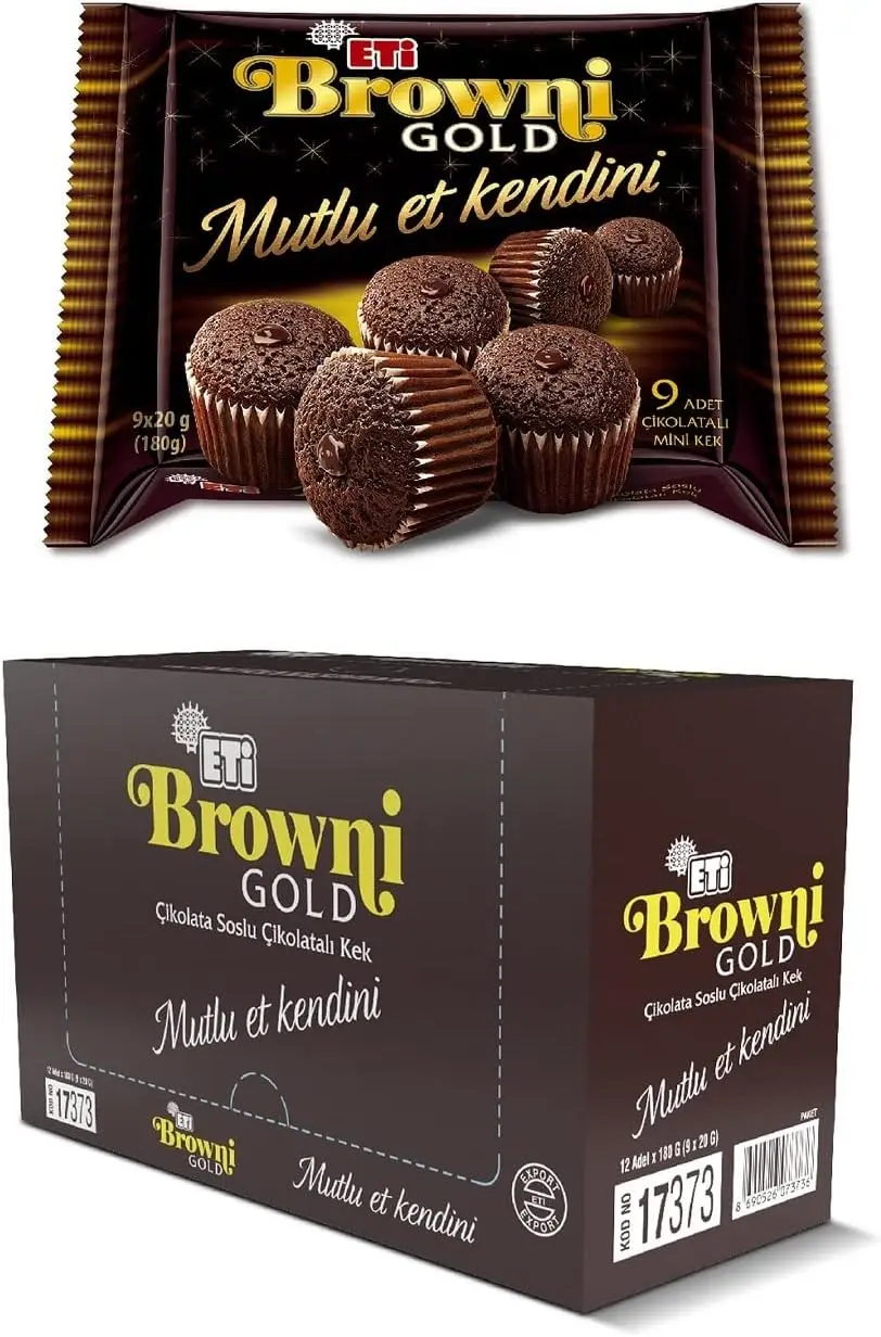 Wholesale Delicious Chocolate Cake Eti Browni Gold Mini Cocoa 180 Gr.
