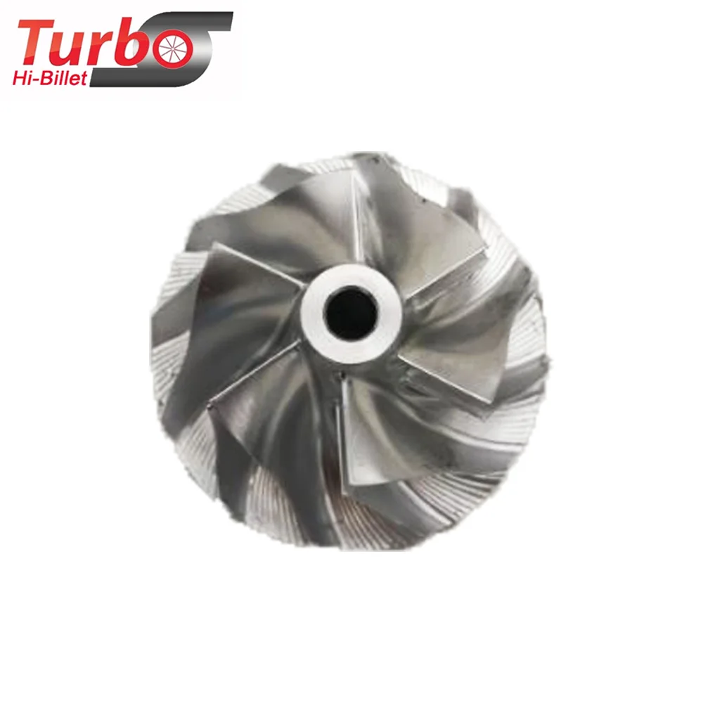 Turbocharger aluminum 2618/Milling/billet alloy  wheel for TO4E55  for DH300-5/DH258 billet steering wheel