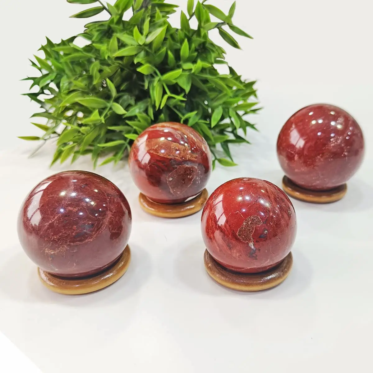 Natural Red Jasper Sphere  Ball Polished Sphere Aura Healing Red Jasper Crystal Ball Red Jasper Quartz Ball