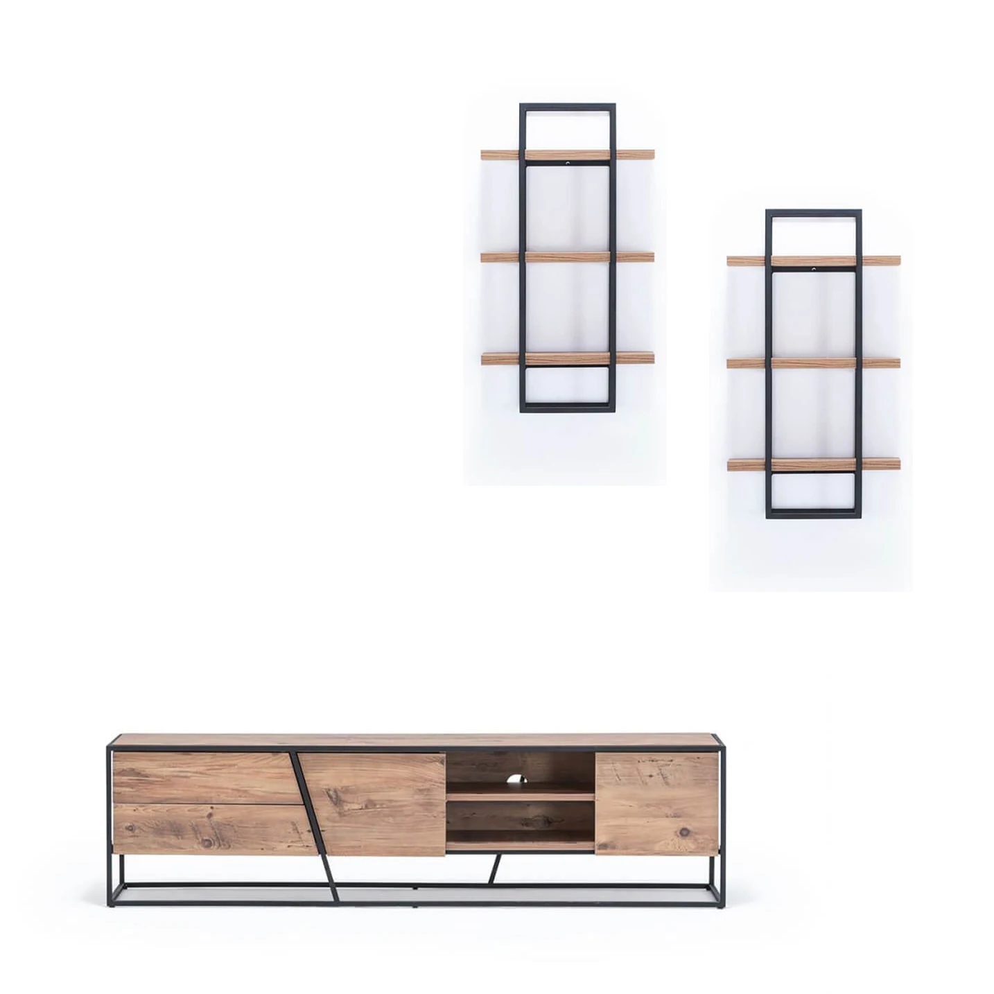 Modern Tv Unit Tv Stand Entertaintment center modern furniture Wood cream LCD Plasma Unit living room (ider Siena tv unit)