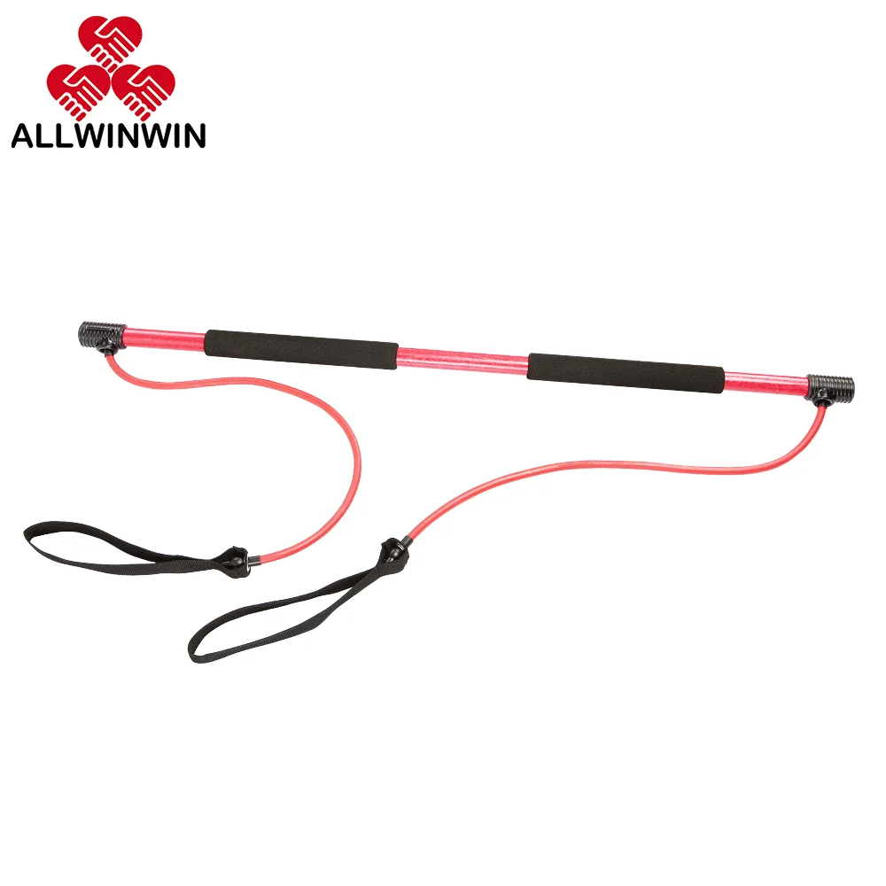 ALLWINWIN GYS03 Gym Stick - 98cm Pilates Bar Resistance Bands Body