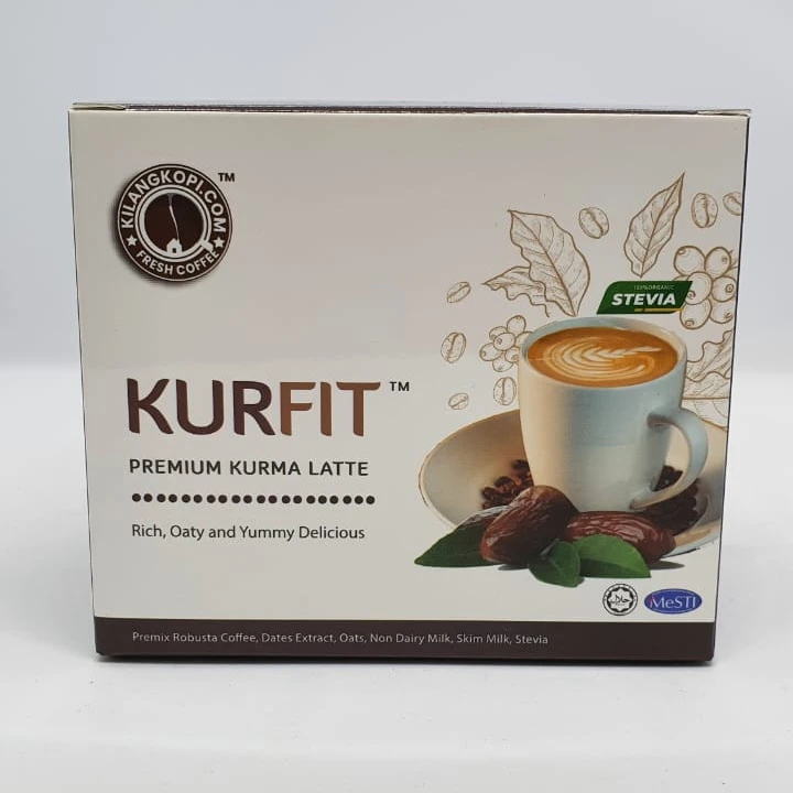 KurFit Premium Healthy Latte Dates Coffee Malaysia