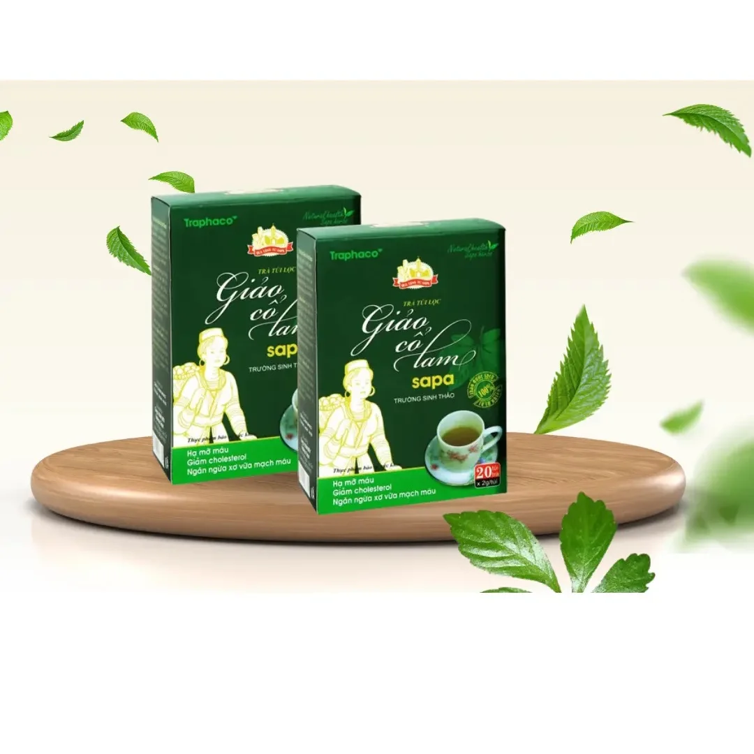 100% Organic Gynostemma Pentaphyllum Herbal Tea From Vietnam Blended with Sweet Taste 36 Months Shelf Life