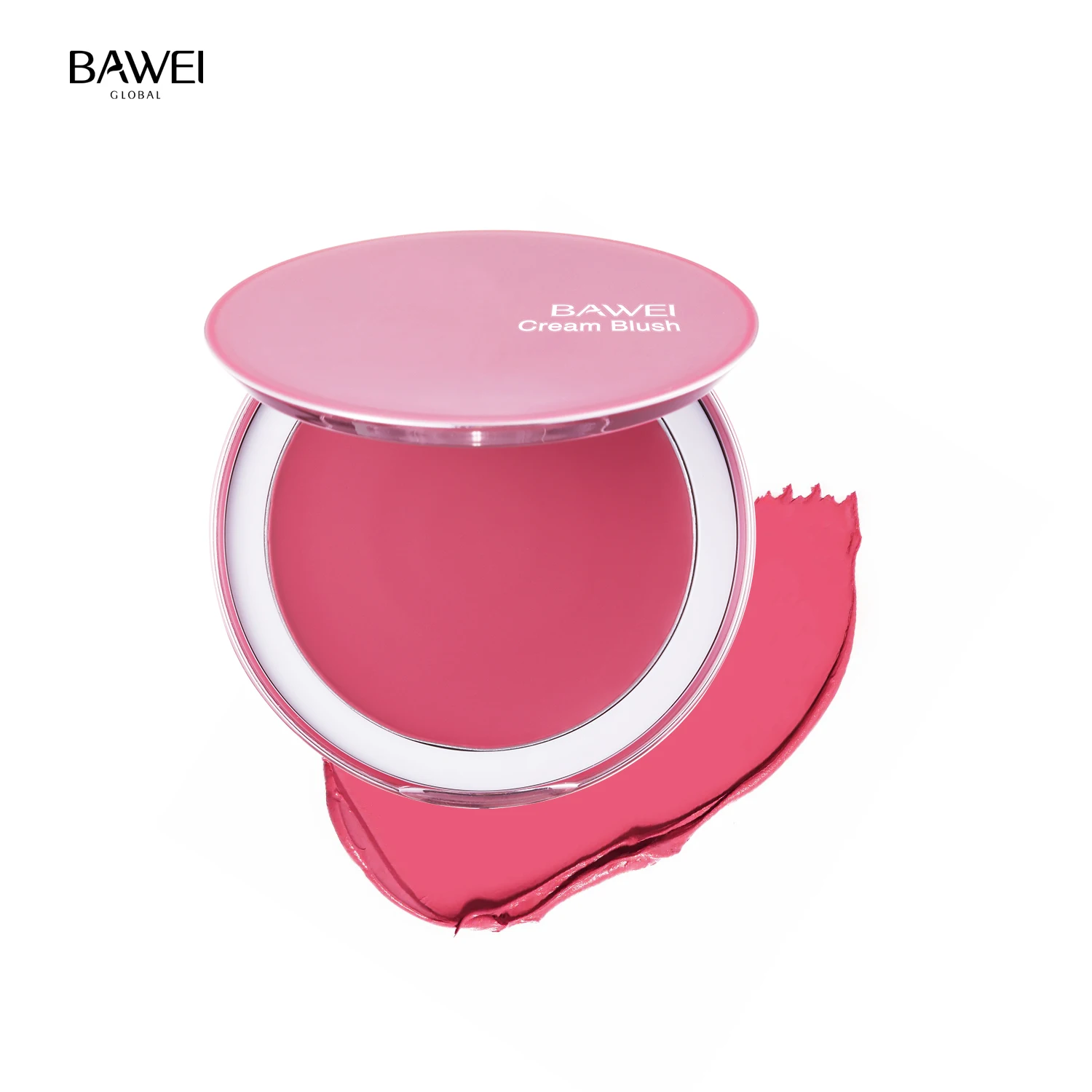 Custom Logo Talc Free Creamy Blush Vegan Natural Long-lasting Waterproof Dewy Finish Lightweight Ideal Face Cheek Cream Blush