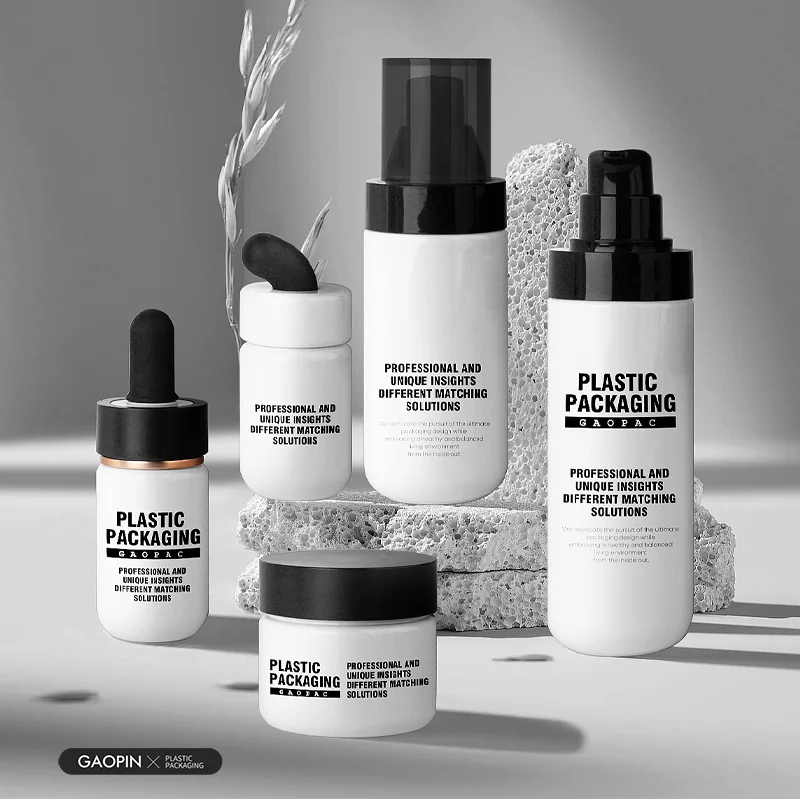 Luxury 25/30/50/80/100/120ml pet skin care packaging body lotion container new serum bottle