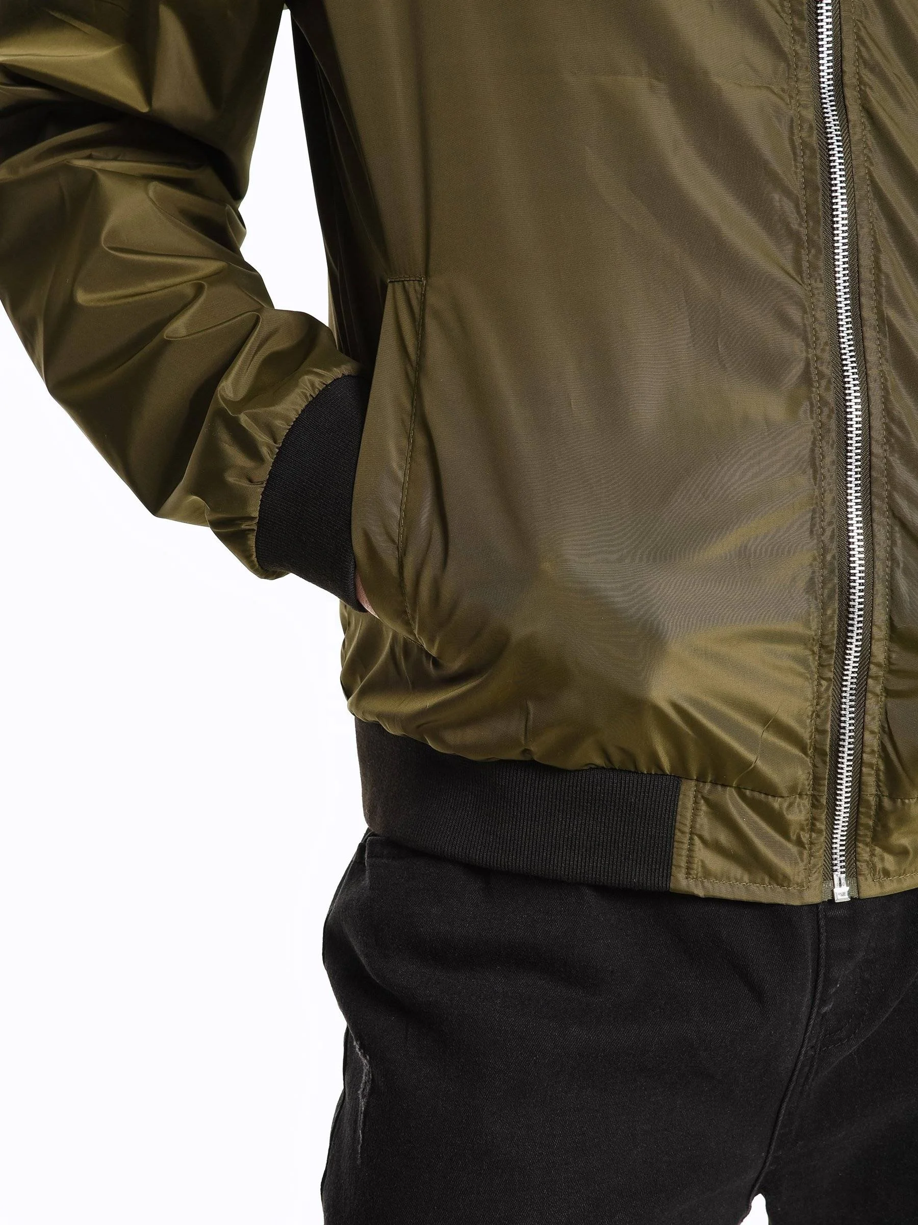 New Custom Unisex MA1 Flight Pilot Jacket Winter Satin Wool Padded Classic Bomber Style Fur Decoration Leather Polyester Fabric