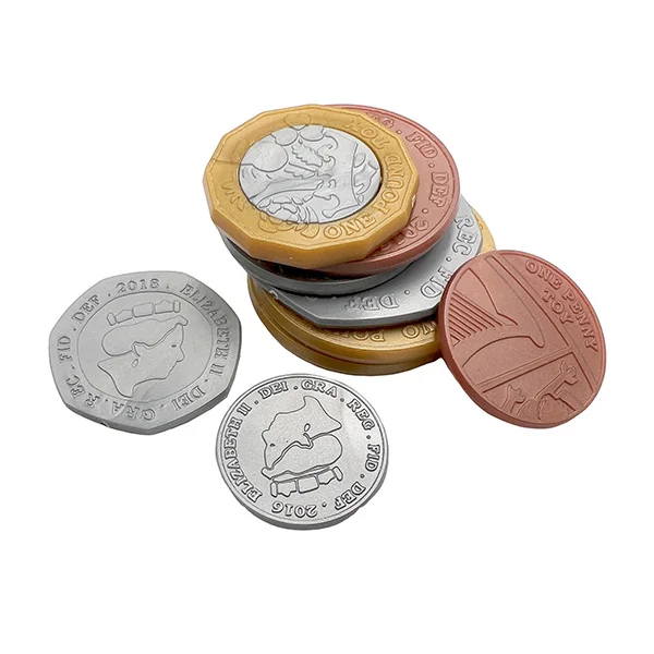 80Pcs Pound Sterling Coins Educational Kids Play Money