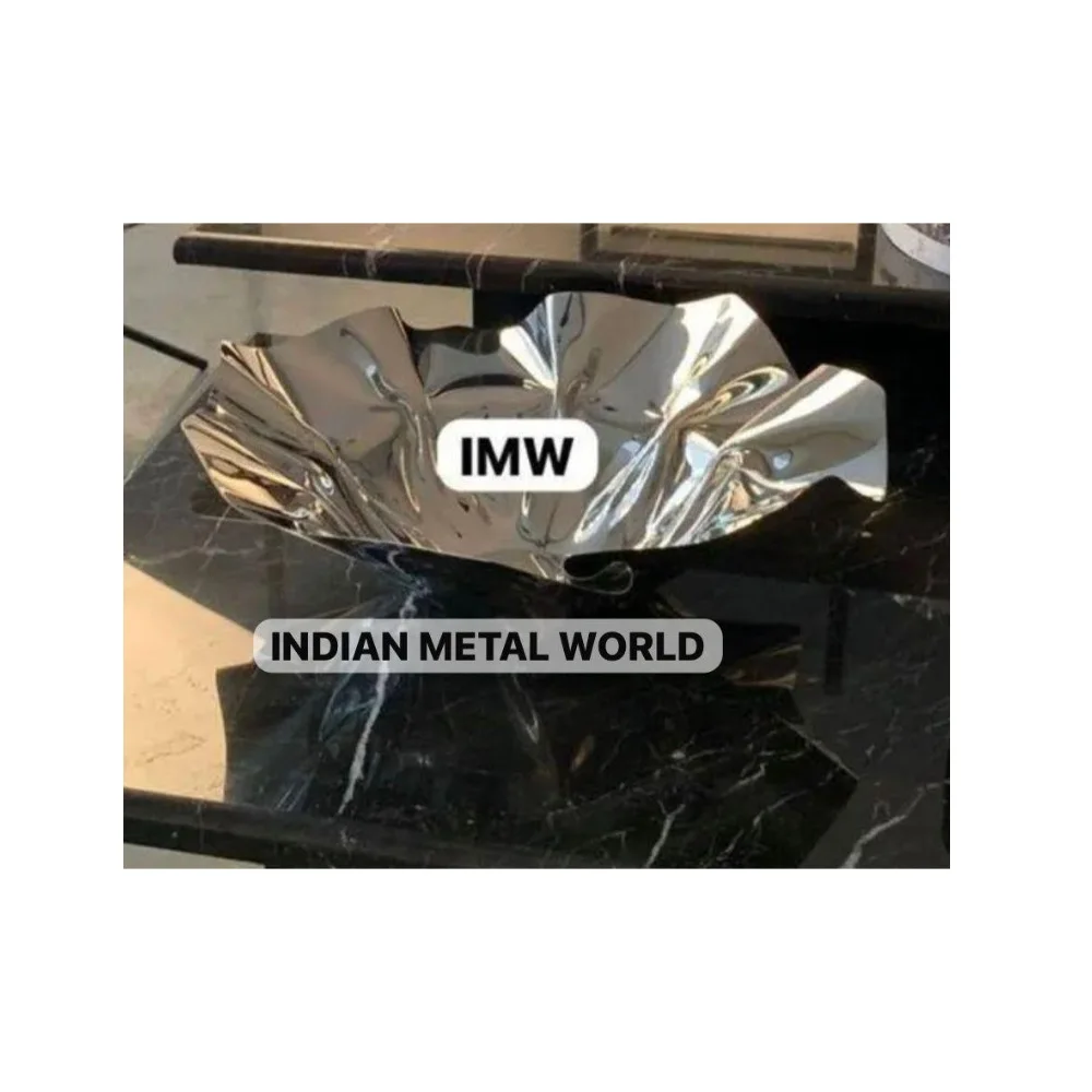 Admirable Design Chocolate Bowl Dessert Holder Sweets Serving Platters Made Of Stainless Steel Bowl For Anniversary Parties Use