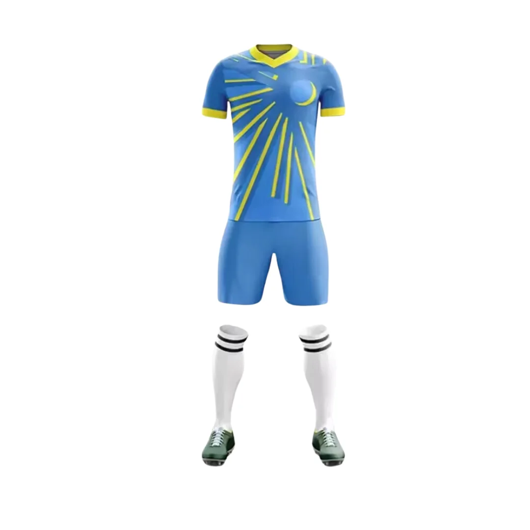 Top Quality Soccer Uniform Wholesale Unique Latest Design Jersey Set Sublimation Soccer Uniform For Men