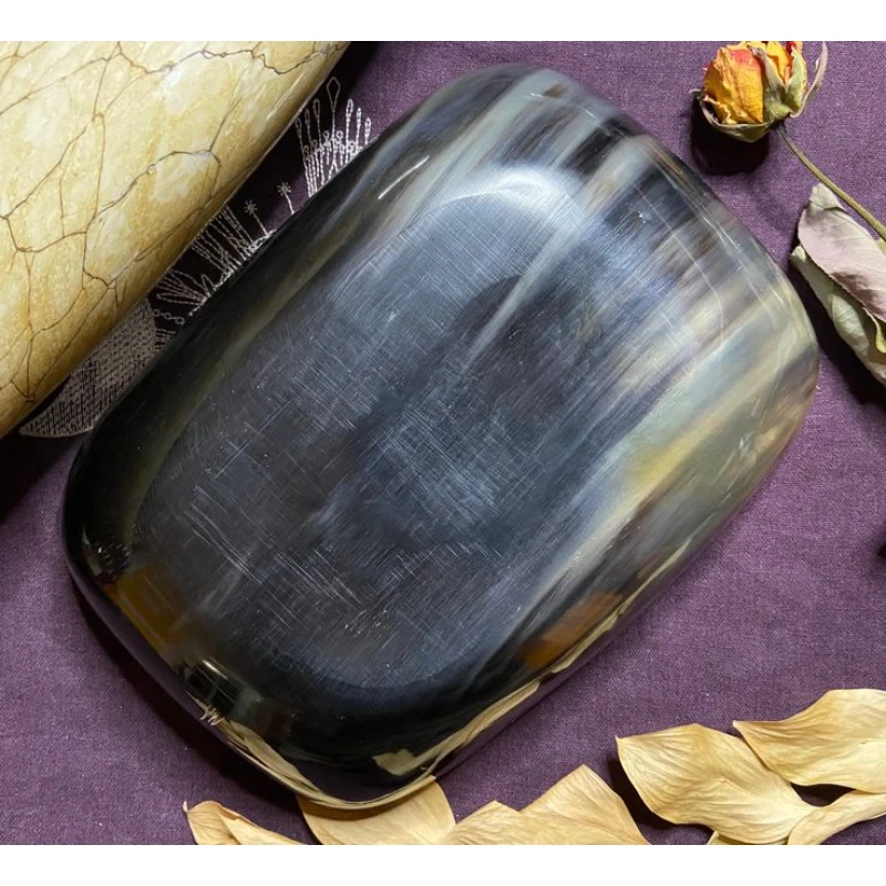 Decorative Gold And Black Horn Color Serving Bowls For Home Use And Table Top Dinnerware Salad Bowls Kitchenware Supplies