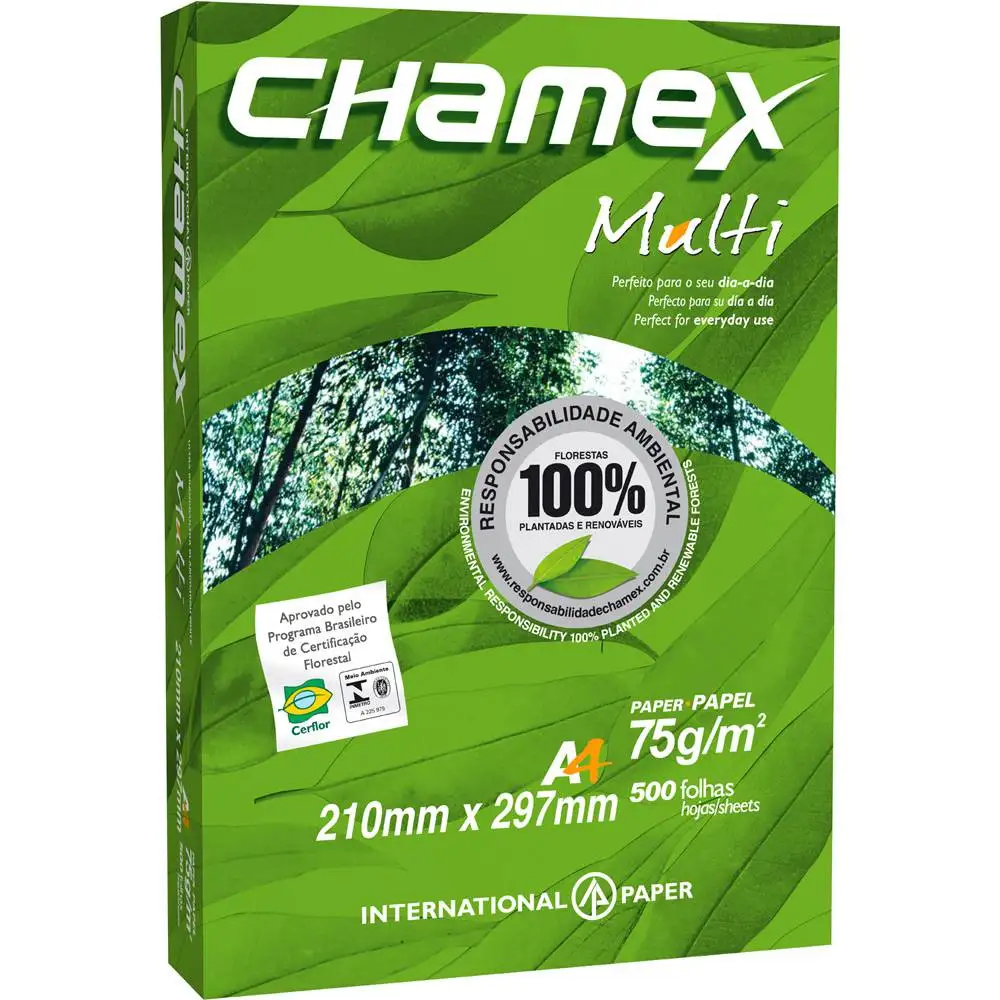 К chamex копия A4 бумага офисного использования 80gsm 75gsm