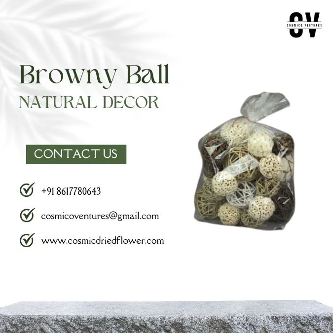 Vintage Hand Crafted Hand Tied Natural Jute Browny Ball  For Office Home Decoration Piece Accessories