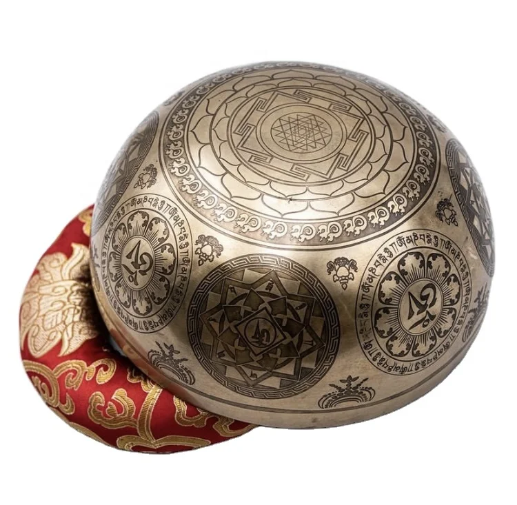 Tibetan Bowls Bronze Singing Bowls Brass Bowl Set of 2