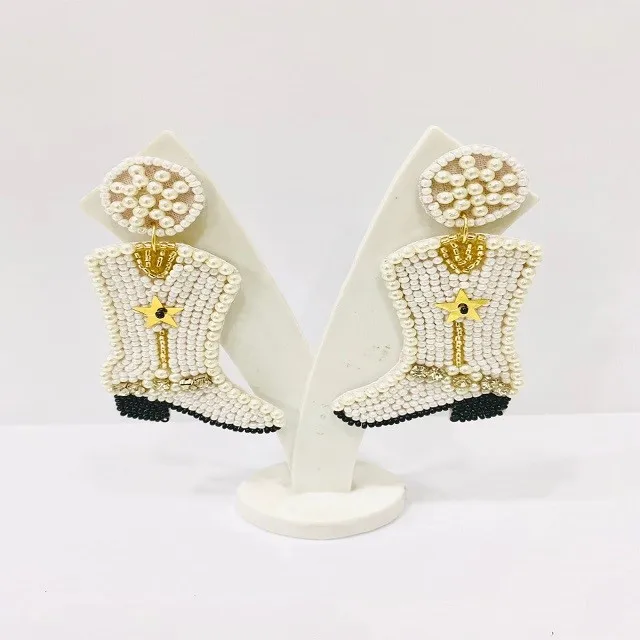 Exclusive Range of Luxurious Party Collection Fashion Jewelry With Rhinestones Glass Beaded Stud Earrings, Dangle Earrings