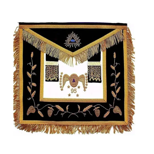 Masonic royal arch past high priest php apron hand embroidered Masonic Regalia Free Mason OES 2024 Best Quality Masonic Items