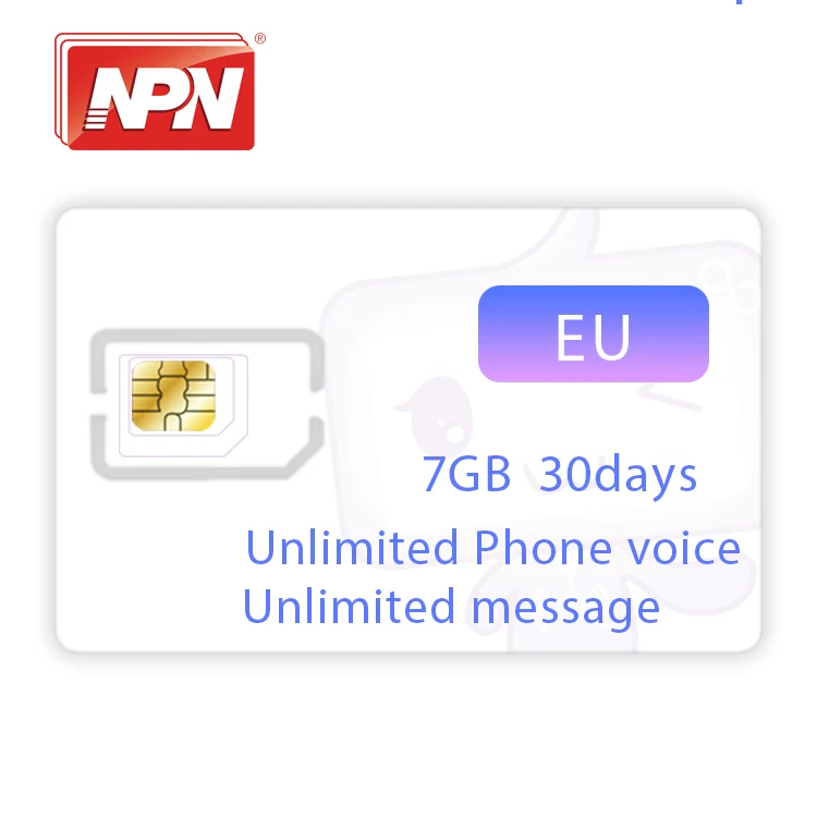 Телефонный номер Великобритания 7 Гб оперативная План данных доступная 4G Lte Gsm Wifi 5G мобильный телефон Sim-карты для Iphone 13 Pro