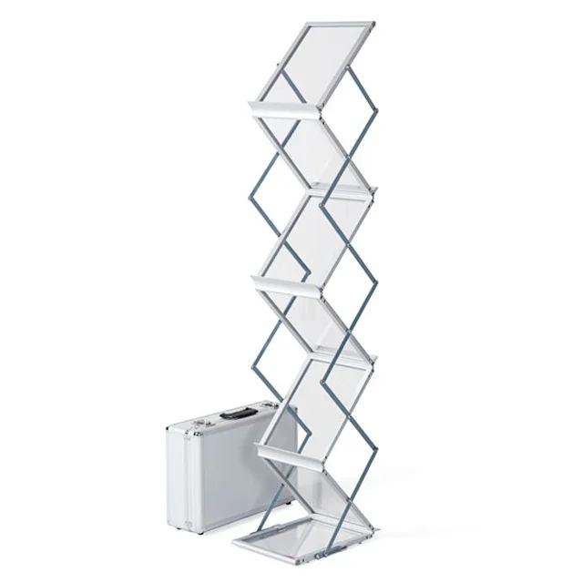 Magazine Literature Rack multi-layer book Brochure holder Catalog shelf