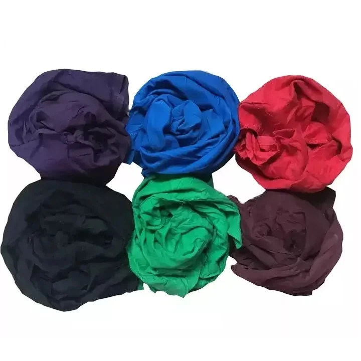 Fabric Scraps Industrial Cleaning Rags Cloth Scraps Cotton Hosiery Cutting Clips Used T-shirt Rags waste jhuta From BD