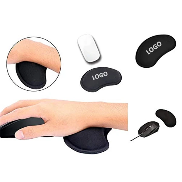Memory Foam Mouse Pad and Keyboard Wrist Rest Set Comfort and Support for Extended Computer Use Wrist Pain Relief