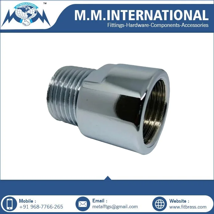 Top Grade Plumbing Fittings Brass Extension Nipple for Industrial Use Available at Wholesale Price from India