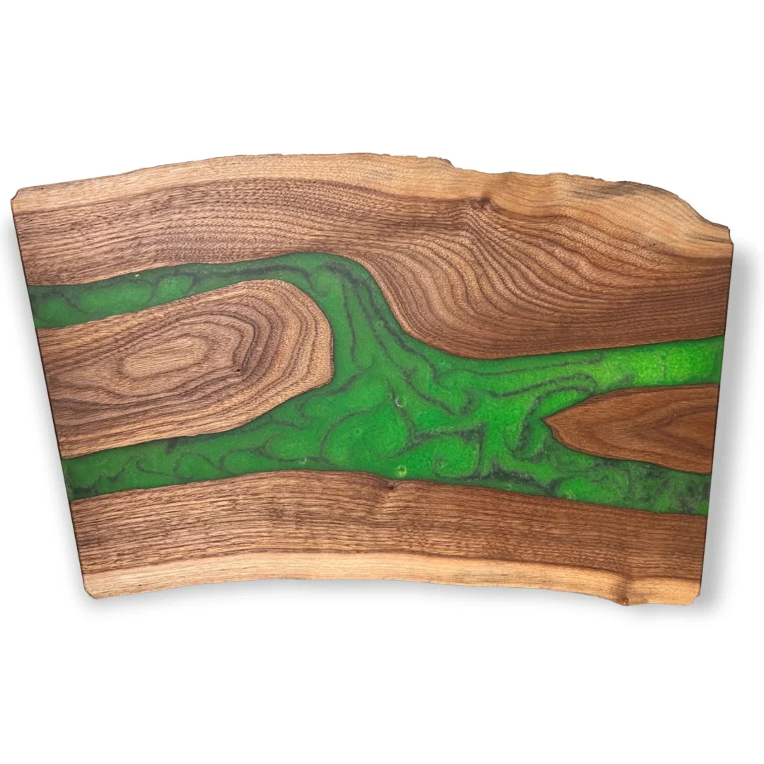 best Design Epoxy Resin Natural wood Cheese board Fruits Vegetables Chopping Serving Cutting Board durable quality best price