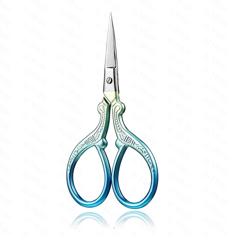 Cuticle Scissors Smile Face Small Edge Slim Custom Satin Steel Stainless Logo Nail Style Scissors By Al Mida