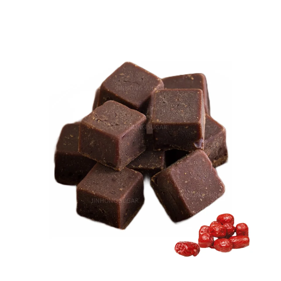 Dark brown sugar tea cubes with longan ginger