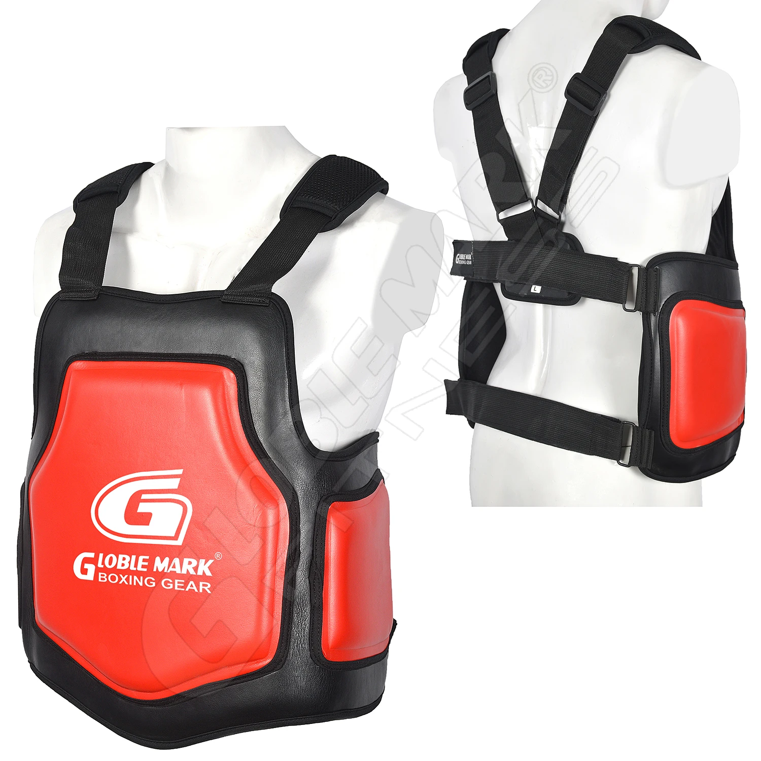 High Quality Boxing Chest Guard Training Custom Belly Pad Body Protector Boxing Chest Protector Guard For Muaythai Boxing