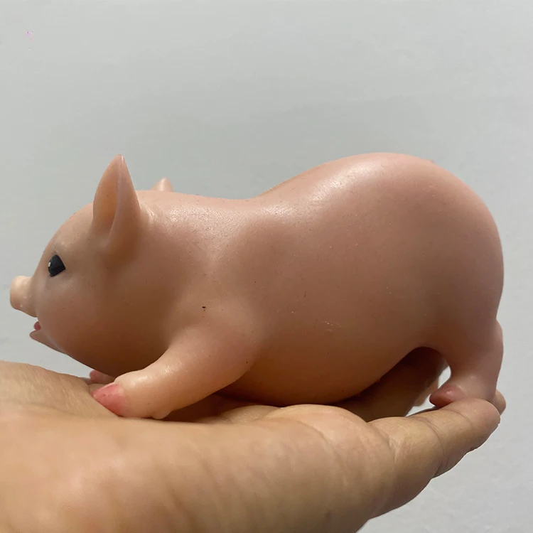 Babeside 5.3 inch 13.5cm Full Body Silicone Reborn Pig Dolls Small
