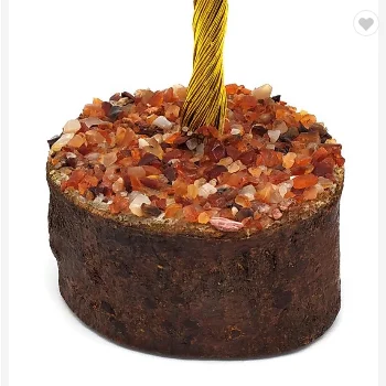 Large carnelian crystal gemstone tree carnelian beads gem tree, Crystal tree, money tree Christmas Tree