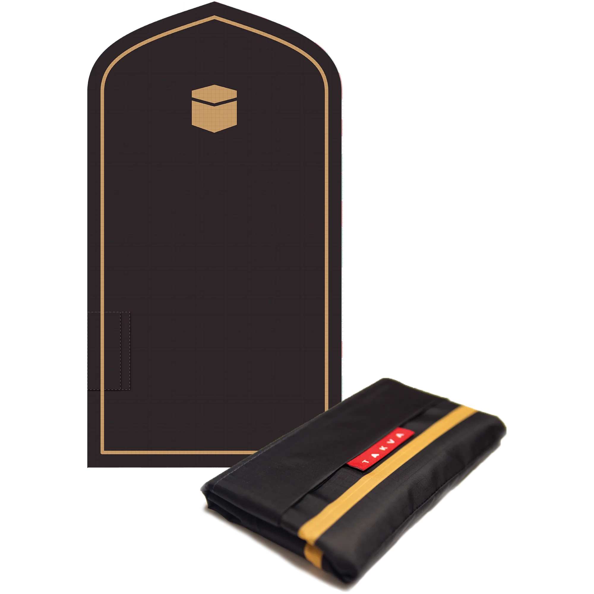 Extremely Light Outdoor Waterproof  Mihrab Shaped Pocket Sized TAKVA The Pocket Sejadah Classic Collection Portable Prayer Mat