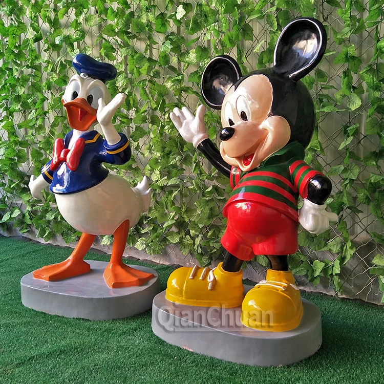 Wholesale Outdoor Animal Statue Glass fiber Cartoon sculpture