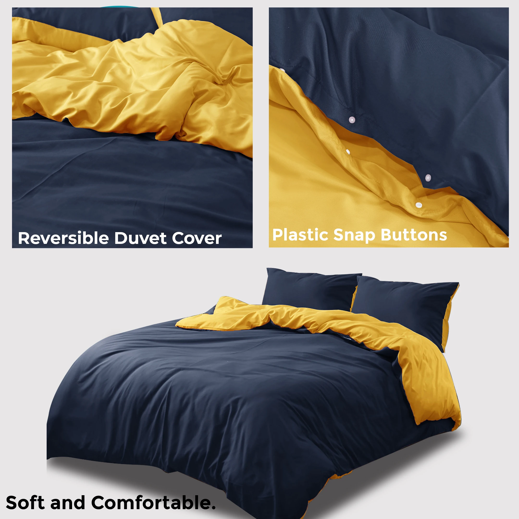 Luxury Decorative Bedding Set Designs Affordable Wholesale Reversible Style Duvet Set Microfiber Duvet Cover Custom