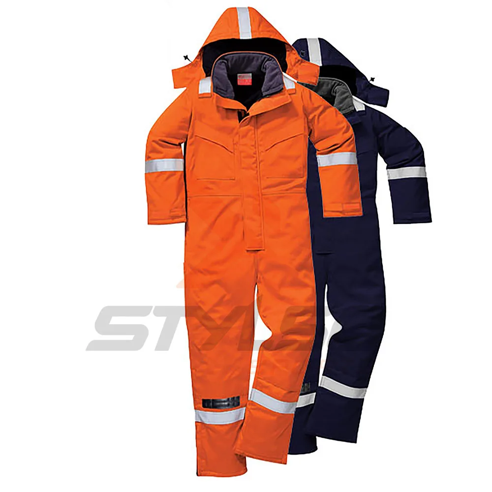 OEM Fire Retardant Coverall Work Wear Safety Clothing Reflective Coverall For wholesale price
