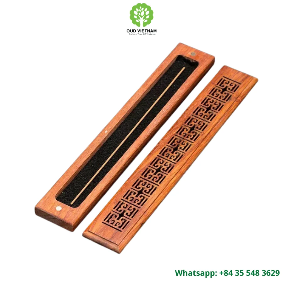 High Quality Vietnam Agar Oud Wood Incense Stick Wood Box Nice Shapes Selling for Middle East